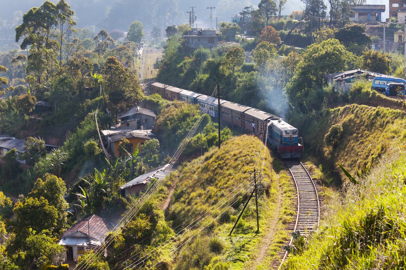Train on Sri Lanka