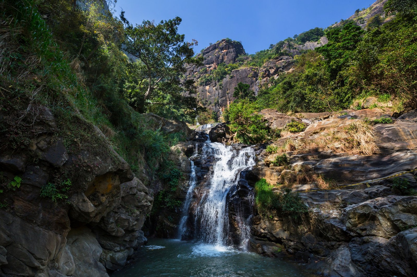 Waterfall on Sri Lanka